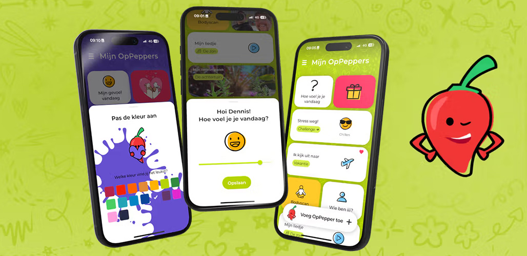 Kinderen ervaren door de OpPepper App dat ze zélf invloed hebben op hun emoties