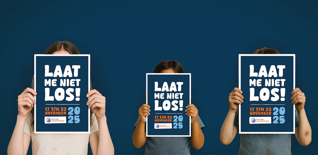Campagnebeeld: Week tegen kindermishandeling 2025 - Laat me niet los 