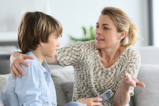 Gezonde podcast - moeder en zoon in gesprek over emoties en zelfvertrouwen