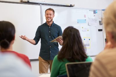 Docent leraar voor de klas