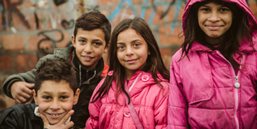 Kinderen en Armoede - Kinderen op schoolplein