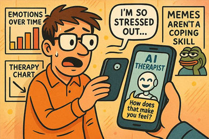 Meme over AI en therapie