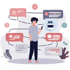 chatbot illustratie